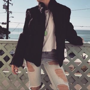 VIntage Dark Fur Coat